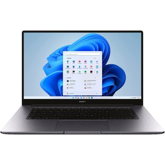 HUAWEI 华为 MateBook D 15 2021,英特尔酷睿 i5-1135G7,8GB 内存,512GB 固态硬盘,15.6 英寸笔记本电脑,FHD 全高清显示屏,超薄金属外壳,Windows 11 家庭版,指纹传感器,QWERT