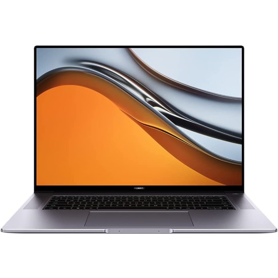 HUAWEI 华为 MateBook 16,AMD Ryzen 7 5800H,16GB RAM,512GB NVMe PCIe SSD,16英寸笔记本电脑,2.5K 全视图显示屏,超薄金属外壳,指纹传感器,自由*至Windows 11,低