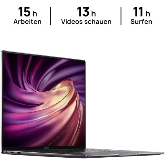 Huawei 华为 MateBook X Pro 2020 3K全触屏笔记本电脑 13.9英寸，10th Gen 英特尔 i5，16GB内存+ 512GB固态硬盘，GeForce MX250，隐藏式摄像头，Windows 10家庭版，太空灰