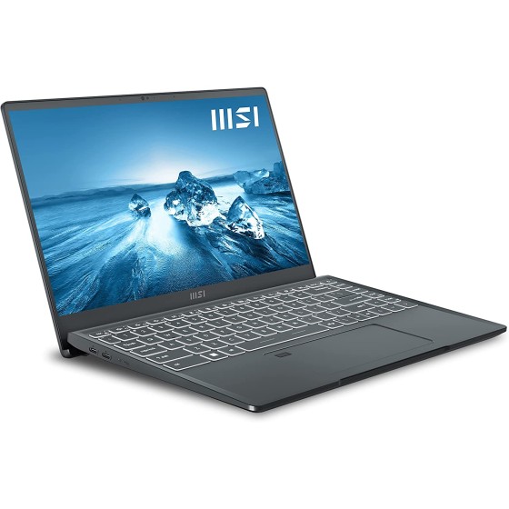 MSI 威望 15.6 英寸 FHD 超薄轻便专业笔记本电脑:英特尔酷睿 i5-1240P GTX1650 16GB LPDDR4X 512GB NVMe SSD,Thunderbolt 4,MicroSD 读卡器,Win 11:碳灰色 A