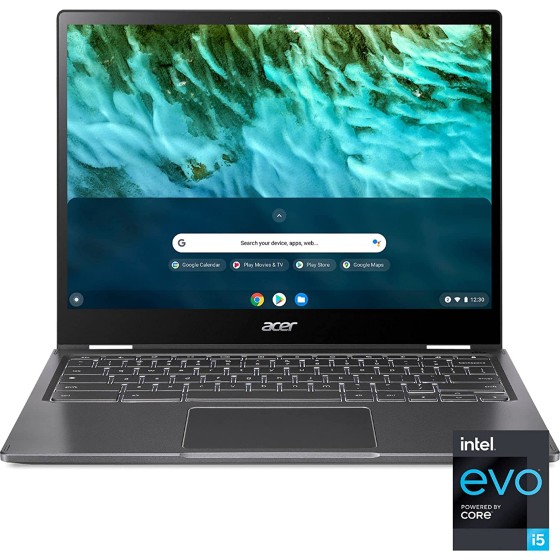 Acer 宏碁 - Chromebook Spin 713笔记本电脑 - 13.5 英寸 2K - Gorilla Glass- Intel Evo Core i5 - 8GB RAM - 256GB SSD - Thunderbolt 4